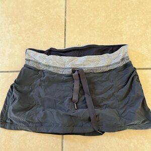 Lululemon Gray Mini Skort